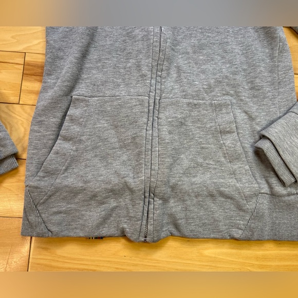 Bench Women's Size XS‎ Grey Fleece Lined Full Zip Sweatshirt - Picture 4 of 10